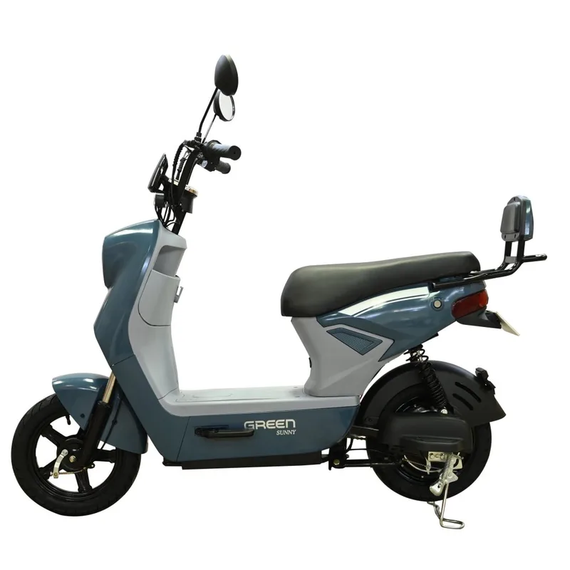 Green Sunny electric scooter